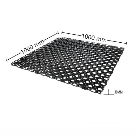 1000x1000x30mm Plastic Drainage Cell HDPE Drainage Board for Roof Garden Landscaping & Artificial Turf Base