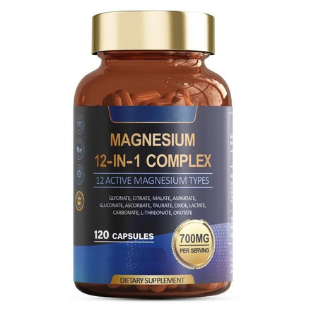Optimal Health Multi-Vitamin Supplements with Magnesium 12-1 Complex Hair Skin Whitening Minerals Targeted Nutrition in Capsules