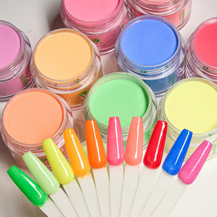 KUDAN OAYFUN Professional 10-Color UV Nail Gel Kit 2 oz Wholesale Acrylic Dipping Powder for Nail Salons Fashionable Design