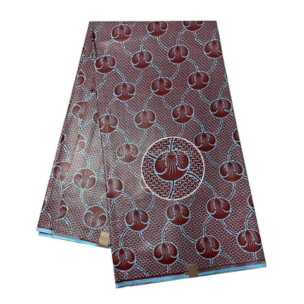 6 Yards African Wax Print Fabric Plain Batik Pattern Woven Loincloth Cotton Tissu Pagne for Clothing Bags Bedding Shirts