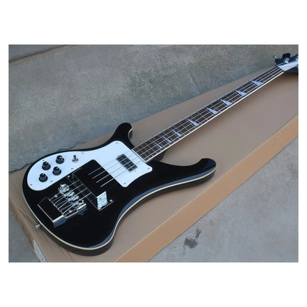 JELO 4-String Left Hand Electric Bass Guitar 39-Inch Performance Model Champagne Gold Gloss Finish Bright Maple S-Pickup Ogu