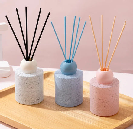 150ml Round Empty Colourful Diffuser Glass Bottles Glass Reed Diffuser Bottle