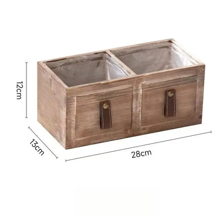 Pioneera Retro Creative Pastoral Style Eco-friendly Flower Pots Floor Boughpot Garden Decor 3-6L Capacity Succulent Green