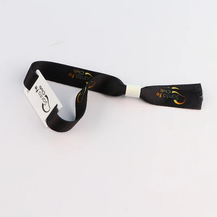 Free Design Custom Wrist Band Personalized Logo Fabric Woven Bracelet Party Wristband With NFC Card and Lock