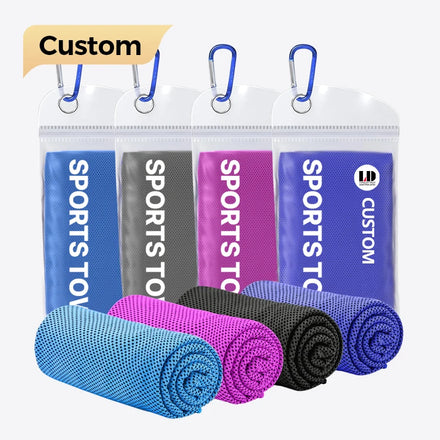 Super Dry Microfiber Sport Towel Premium Lightweight for Sale Dolid Dyeing Gym Swimming Towels Instant Cold Ice Cooling Towel