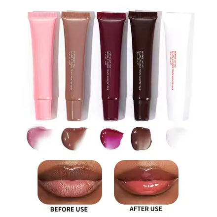 New Arrivals Wholesale 5 Color Butter Lip Balm Fruit Flavored Cream LipGloss Moisturizing Lip Glaze Private Label Lip Care