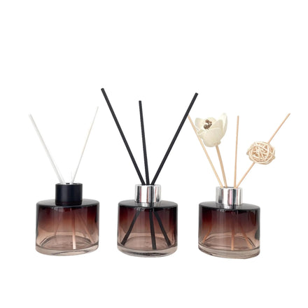 100ml 150ml 200ml Premium Reusable Glass Diffuser Bottle with Custom Logo - Empty Aromatherapy Bottle for Spa & Gift Packaging