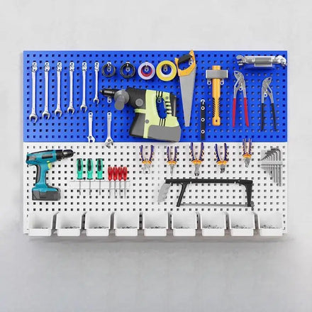 900*450mm1.0mm Square Hole Metal Pegboard Durable Wall Organizer Board for Garage Tools and Parts
