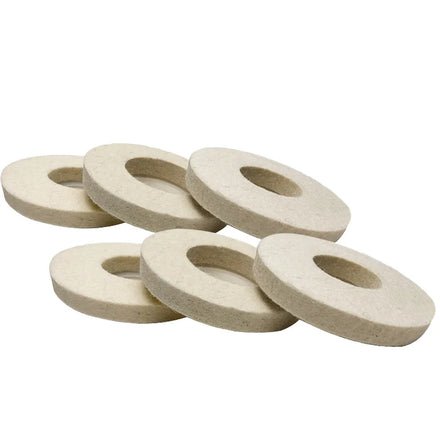 Areal 4 Inch 100mm 6.0mm Thickness Medium Hardness Wool Felt Polishing Buffing Wheel Customizable OEM Glass Polish 1 Year