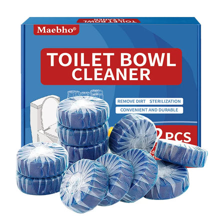 Toilet Cleaning Blue Solid Bubble Block Toilet Bowl Cleaner Tablets