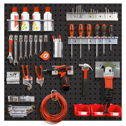 900*450mm1.2mm Car Detailing Shop Pegboard Cold Rolled Steel Hanging Board for Cleaning Tools