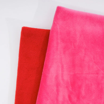 Wholesale Ready for Ship 97%polyesr 3%spandex 4 Way Stretch Solid Supersoft Fabric Velvet Fabric for Clothes