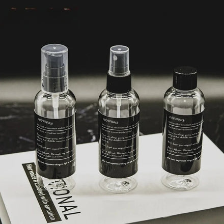 Wholesale Empty Clear White Black 100ml Water Mist Spray Plastic Bottle