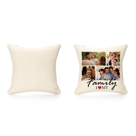 Factory Direct Wholesale Price Soft Linen Eco-Friendly Anti-pilling Square 40x40cm Pillow Cover Blanks for Home Hotel