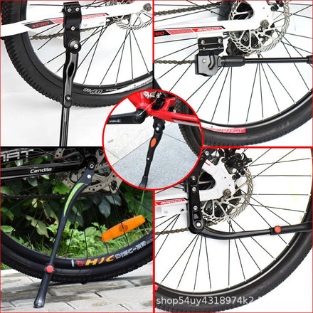 Universal Kids Mountain Bike Bicycle Rack with Kickstand Accessory Collection for Parking & Station Floor Rack Support