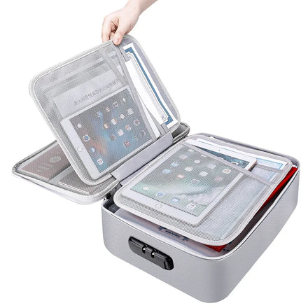 Waterproof and Fireproof Multi-layer Silicone Organizer Locking File Bags for Filing Products