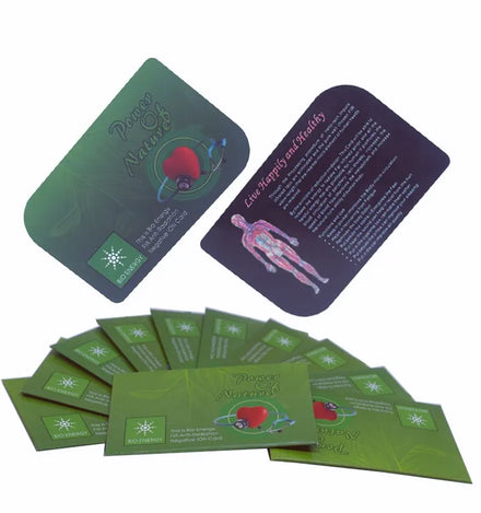 Custom Nano Health Quantum Bio Energy Negative Ions Scalar Infrared Anti Radiation Cards Japanese Technology Mineral Nano Card