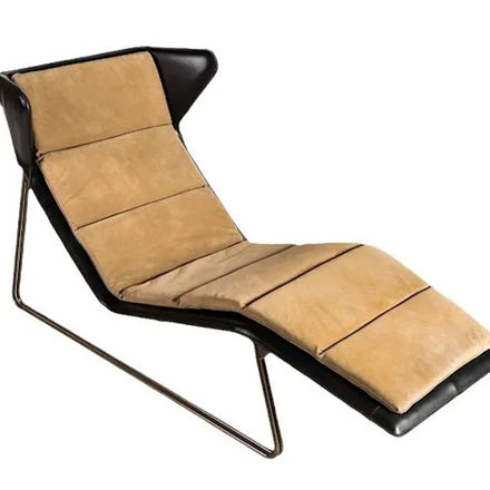 Italian Modern Nordic Style Single Sofa Chair Fabric Stainless Steel Chaise Lounge Tilting Birch Wood Frame Home Furniture