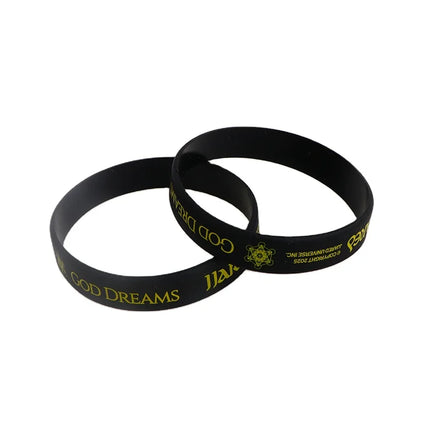 Custom Silicone Wristband with Printed logo Wristbands for Party