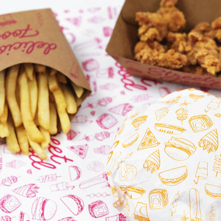 Wholesale Disposable Brand Customizable Greaseproof Kraft Paper Food Trays Plates Bowls for Bread Pizza Salad Snack Candy Sugar
