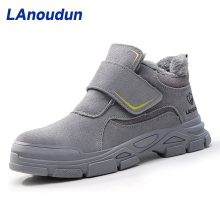 LAnoudun Welder Series Safety Boots for Men Anti-smash and Anti-puncture Safety Fashion Safety Shoes for Winter