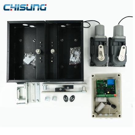 Modern Automatic AC Electric Heavy Duty Motor Underground Swing Gate Opener for Max 500Kg for Use Hotels