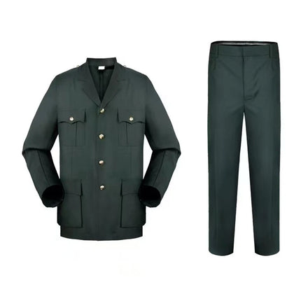 CHINA XINXING Spot Goods Embossed Green Uniform Women and Men Daily Work 50% Wool 50% Polyester Set