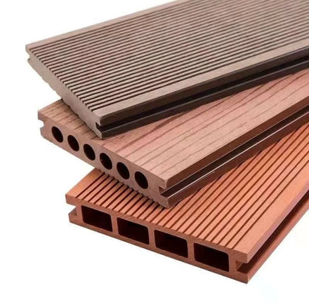 3D Embossed WPC Decking Double Sided Outdoor Wood Plastic Composite Flooring Outdoor Waterproof for Balcony & Garden-Wholesale