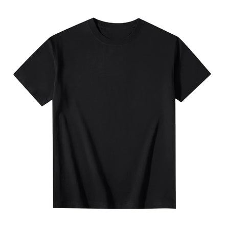 OEM custom logo embroidery printed design cotton short-sleeved men's and women's T-shirts solid color loose cultural t shirts