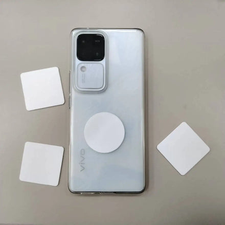 Microfiber Stickers Blank Sticky Microfiber Screen Cleaner Plain Mobile Phone Cleaning Pad