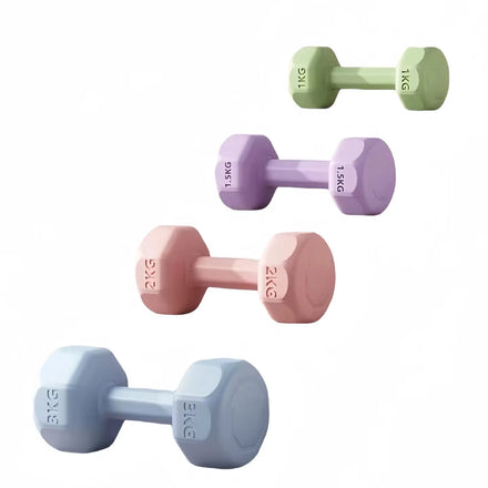 Fullucky U-SDPVC-2LB Adjustable Standard Weight Portable Waterproof Eco-Friendly Cast Iron PVC Home Fitness Equipment Dumbbells