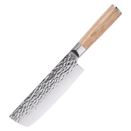 FINDKING New Michelia Series 7 Inch Nakiri Knife Professional Custom Logo Japanese Pakka Wood Stainless Steel Chef Kitchen Knife