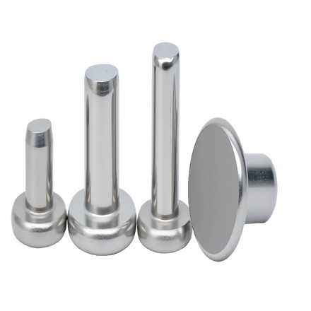 1/4 X 1/2 Solid Steel Rivets 8mm M10 Stainless Steel Flat Round Head Solid Rivet