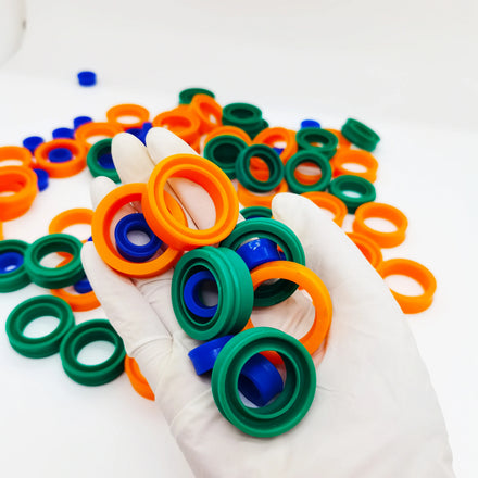 CFNAK High Pressure Bidirectional Polyurethane Piston Seal Hydraulic Cylinder Oil Seal-UN UHS IDI BA BS TPU Polyurethane Seal
