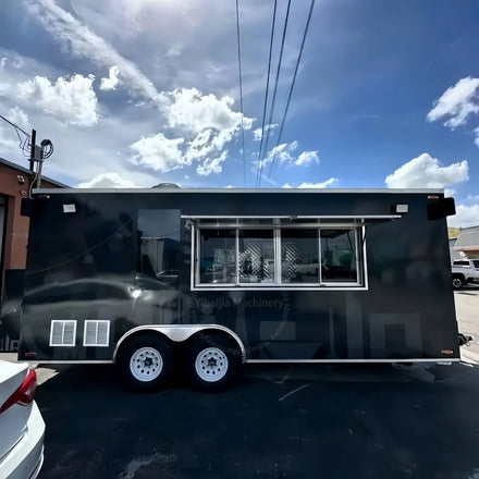 2025 New Customization 4m 4.5m 5m Hot Dog & Ice Cream Food Truck Concession Fully Equipped Stainless Steel DOT Certificate
