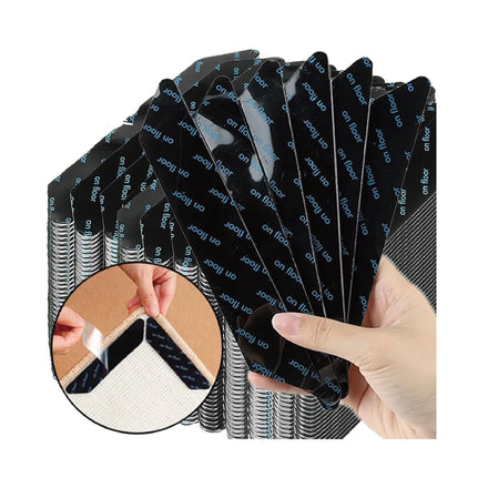Carpet Non-slip Sticker Reusable Washable Anti Curling Carpet Fixed Floor Rug Mat Tape Gripper Corner Pad Multi Purpose Patches