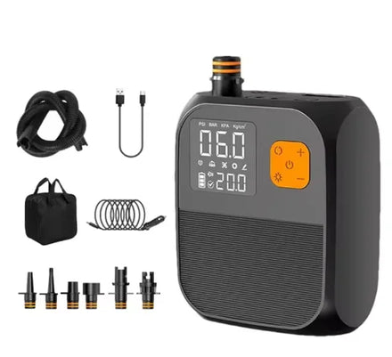 Portable air Pump Outdoor Kayak Rubber Boat SUP Paddle Board Tent air Pump Electric Wireless air Pump