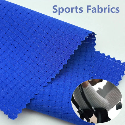 Popular Wholesale Polyester Spandex Breathable Fabrics Mesh Sports Fabric Free Sample Multicolor Stretch Fabric