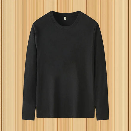 Oem customized men's tshirt loose plus size migrant workers work clothes summer clothing ice silk long sleeve men's round neck