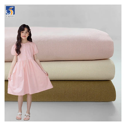 A2475 140g/m 60 Lyocell 40 Cotton Poplin Soft Pink Lightweight Fabric Cotton/Lyocell Blend Fabrics for Dress