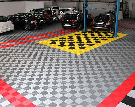 Diy 2025 Factory Wholesalers Price Strength Car Garage Floor Grate Plastic Modular Interlocking Tiles Pp Garage Floor Tiles