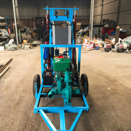 Factory Price China 150m Diesel Hydraulic Small Water Well Drilling Rig Machine