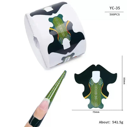 Professional Paper Nail Forms for Acrylic Gel Extension OEM/ODM Nail Gel Forms Supplier