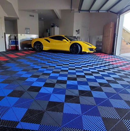 Best Selling PP Interlocking Garage Floor Tiles/removable Pvc Interlocking Floor Mats for Warehouse Car Wash Shop