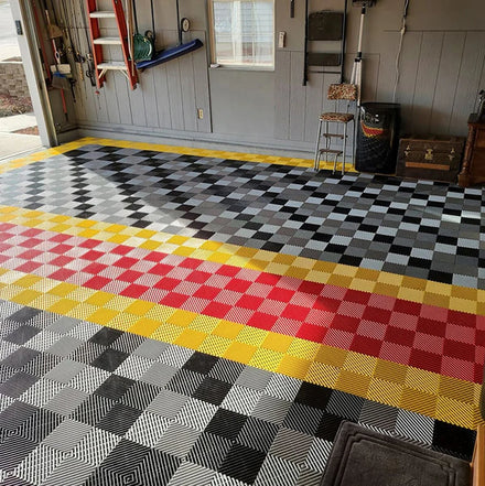 Factory Direct Sale Super Large Inventory Car Shop Dedicated Floor for Car Washing Shop Garage Floor Tiles Workshop