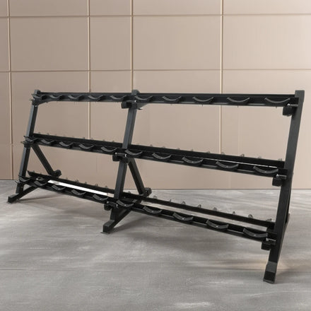 Home Gym Organization Max 3-Tier Dumbbell Storage Stand Weight Rack
