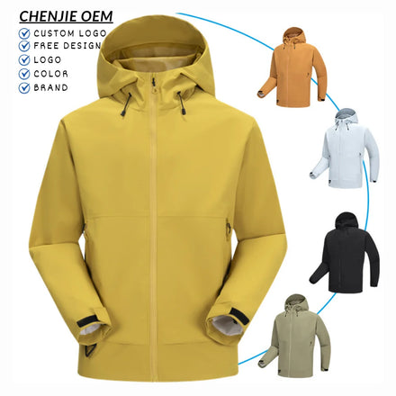 Outdoor Hiking Jacket Waterproof Windbreaker Jacket Tactics Coat High Quality Waterproof Sport Jacket With Hood Full