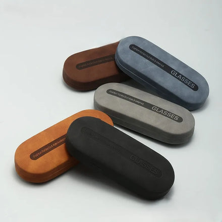 Customized Luxury Hard Metal Eyeglasses Storage Box Unique Eyewear Spectacle Box Package Eye Glasses case