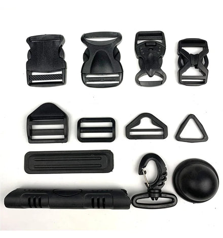 GC06 Dual Adjust Durable Plastic Side Quick Release Buckle Professional Bag Parts & Accessories for Backpacks