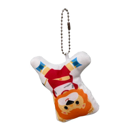 Custom Soft Fashion Trend Mascot Plush Toy Keychain Plastic Metal Simulation Customizable Color OEM/ODM Welcomed Bag Charm